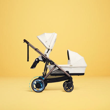 Cybex E-Gazelle S Wspomagany Wózek Głęboko-Spacerowy Rok Po Roku Ocean Blue