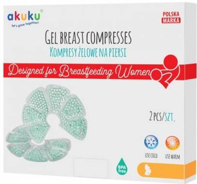 Akuku Kompresy Żelowe na Piersi A0537